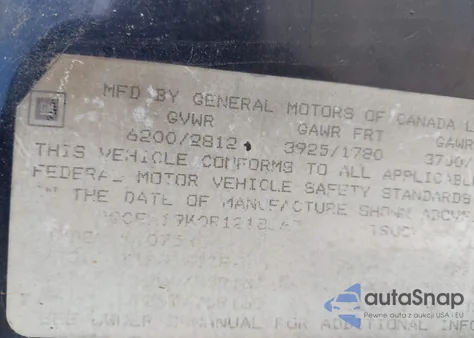 1994 Chevrolet Gmt-400 K1500 из США, поврежденный, VIN 2GCEK19K0R1218368